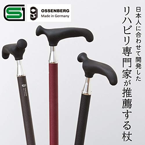 Amazon | 杖 男性用 女性用 リハビリ杖 ドイツ製 おしゃれ 太杖 伸縮杖